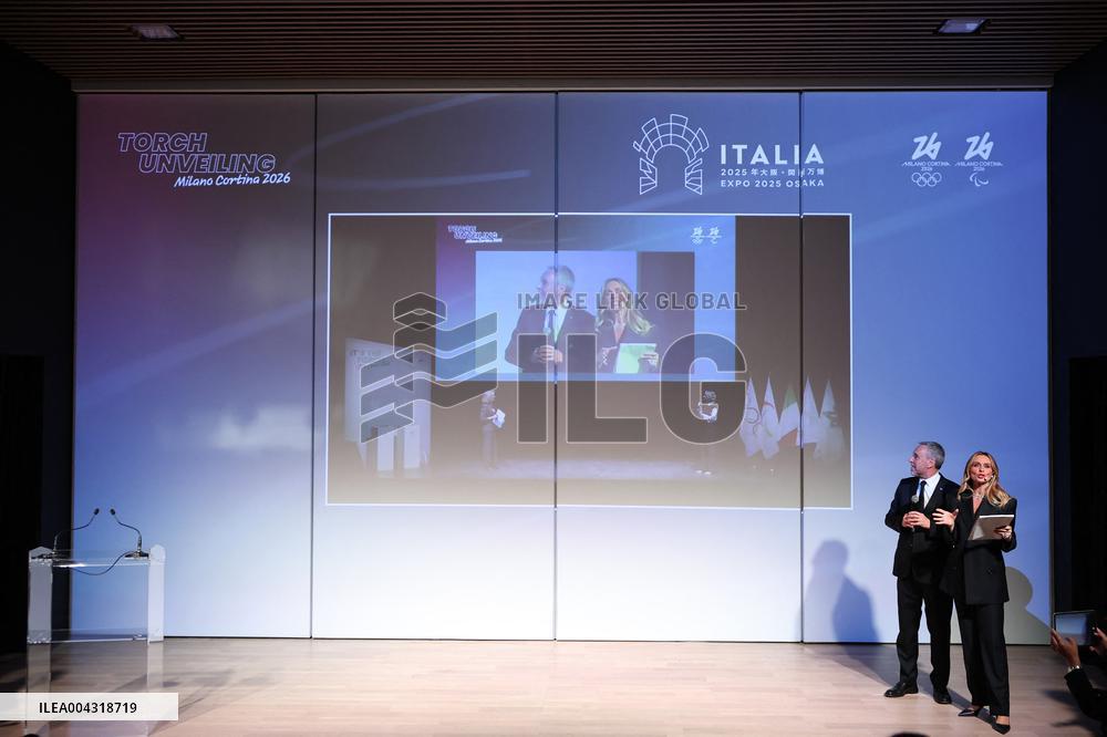 Milan Cortina 2026 Torch Presentation - Osaka