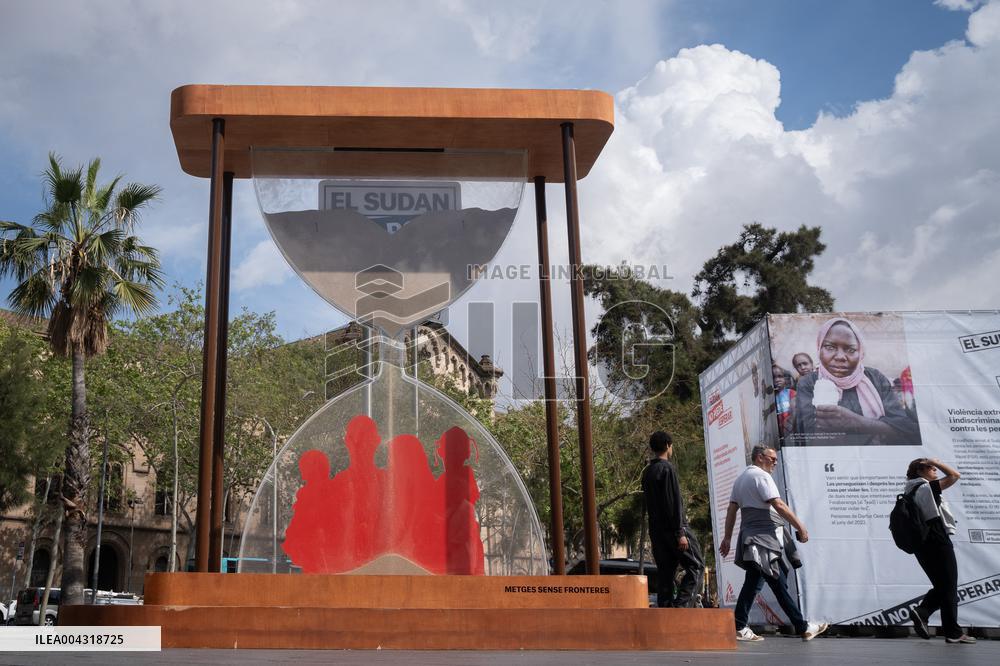 MSFs sets up an hourglass for the situation in Sudan - Barcelona