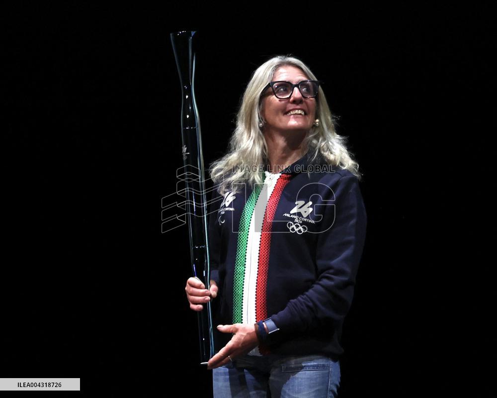 Milan Cortina 2026 Torch Presentation Press Conference - Milan