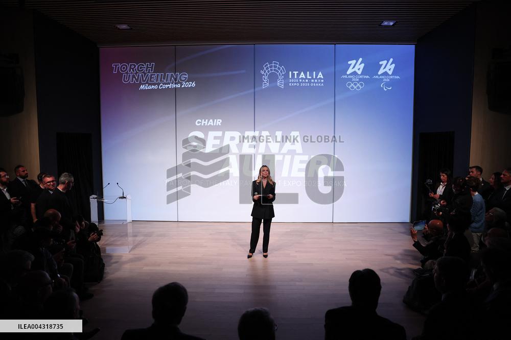 Milan Cortina 2026 Torch Presentation - Osaka