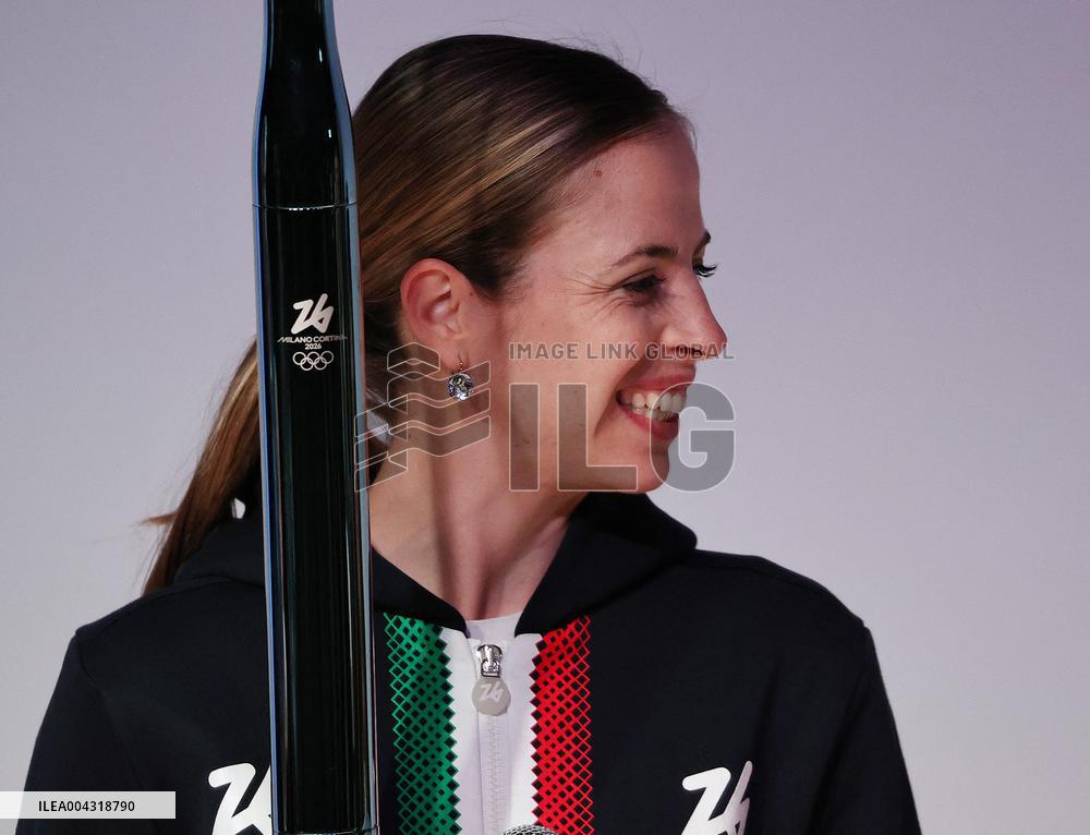 Milan Cortina 2026 Torch Presentation - Osaka