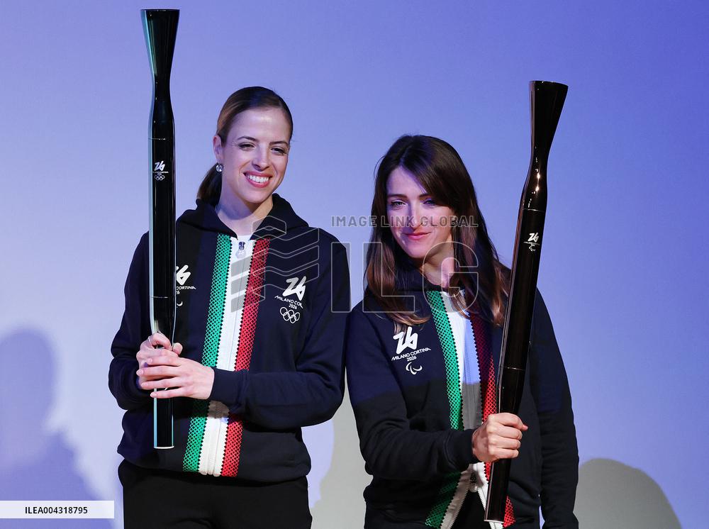Milan Cortina 2026 Torch Presentation - Osaka