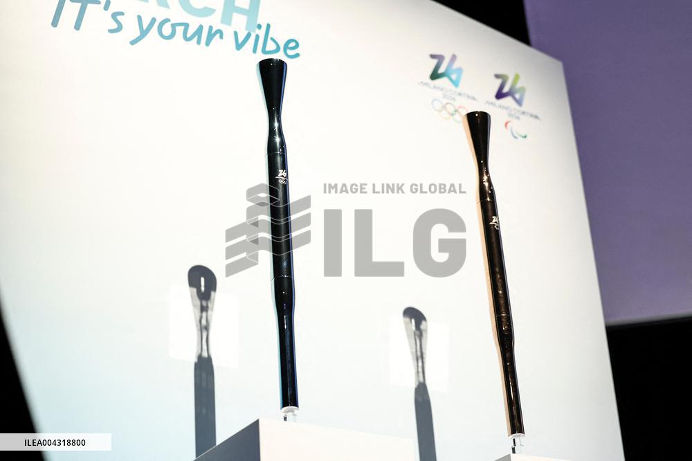 Milan Cortina 2026 Torch Presentation Press Conference - Milan