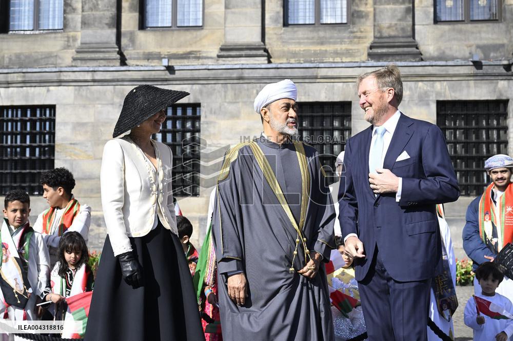 Oman State Visit - Welcome Ceremony in Amsterdam