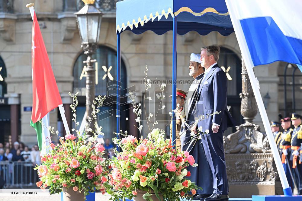 Oman State Visit - Welcome Ceremony in Amsterdam