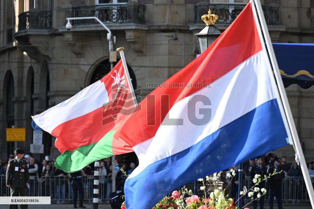 Oman State Visit - Welcome Ceremony in Amsterdam