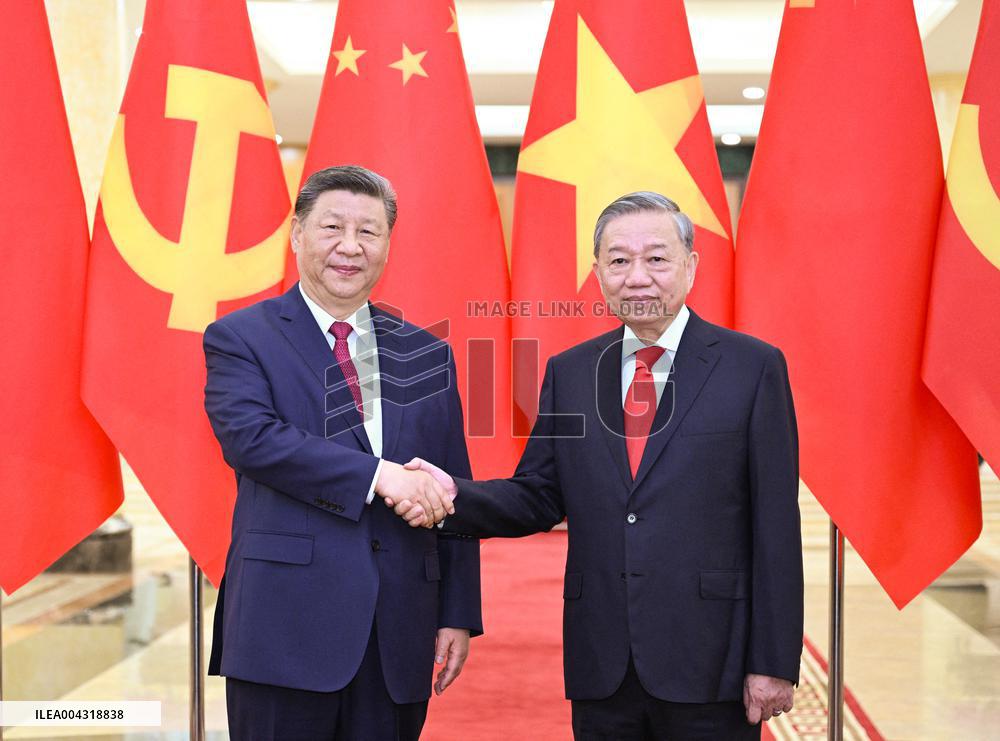 President Xi Jinping Arrives In Hanoi