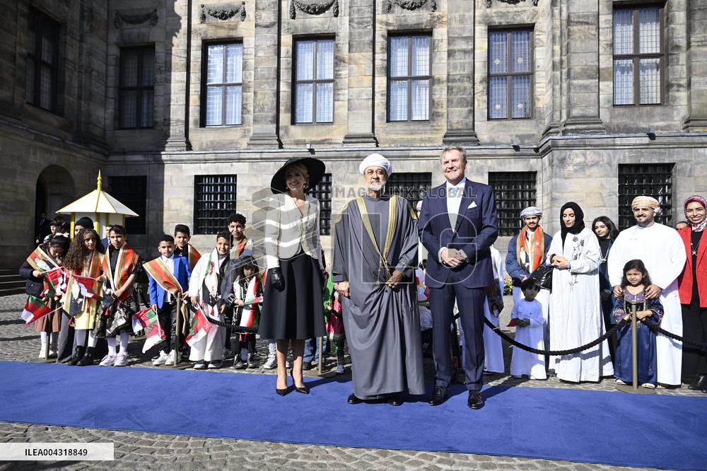 Oman State Visit - Welcome Ceremony in Amsterdam