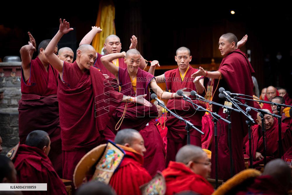 onks at the award ceremony of degree of Geshe Lharampa - Lhasa