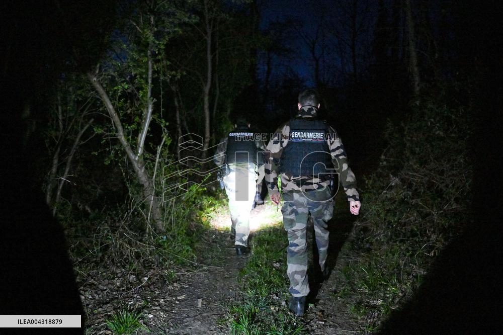 Gendarmes On Mission To Secure The Calais Coastline