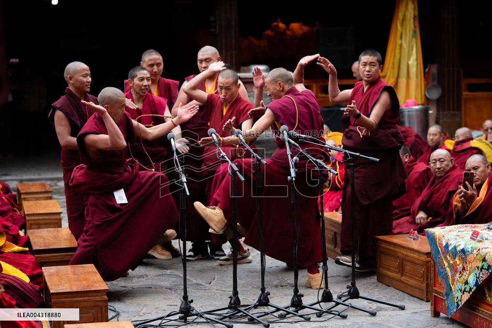 onks at the award ceremony of degree of Geshe Lharampa - Lhasa