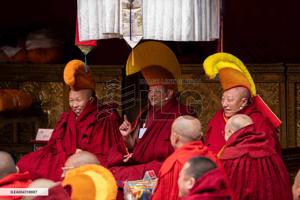 onks at the award ceremony of degree of Geshe Lharampa - Lhasa