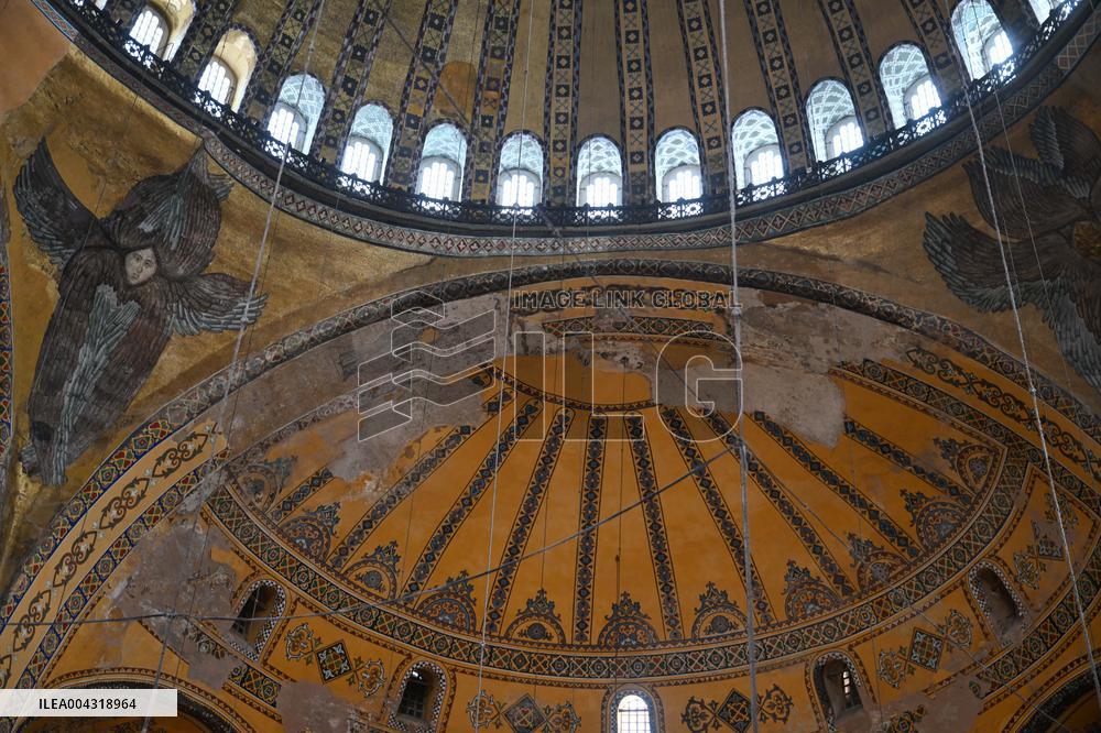 Hagia Sophia Under Restoration - Istanbul