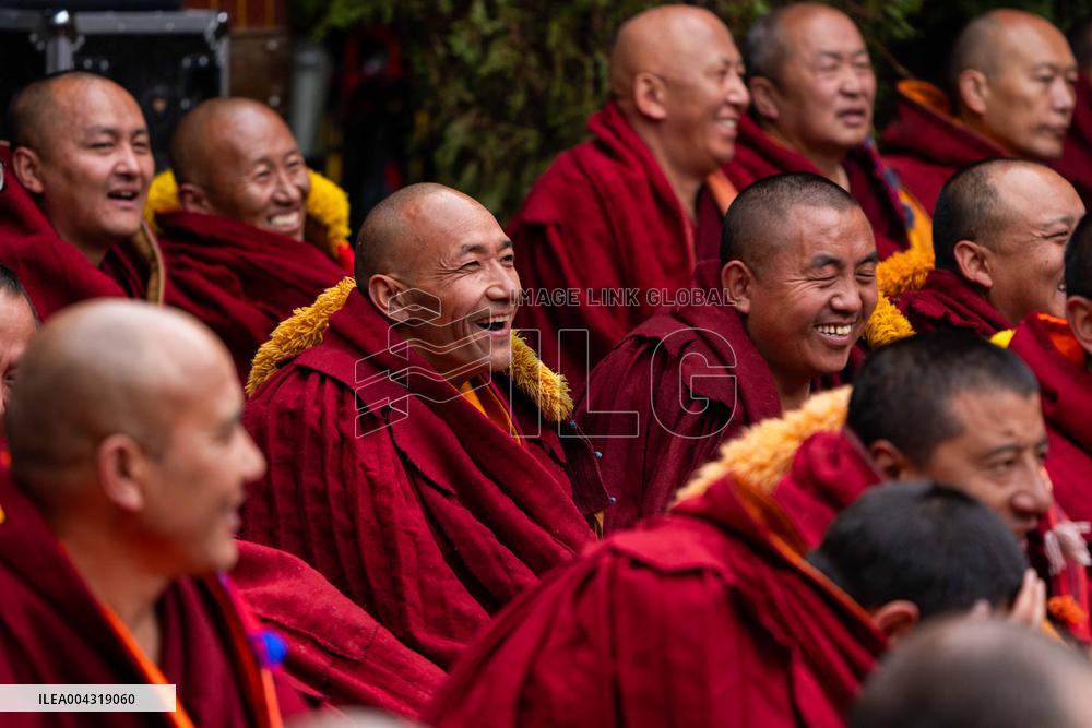 onks at the award ceremony of degree of Geshe Lharampa - Lhasa