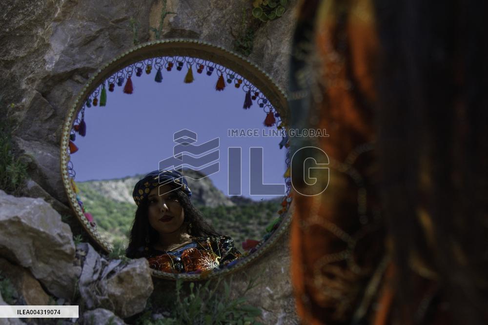 Kurdish Women Celebrate Hezar-Daf Festival - Iran