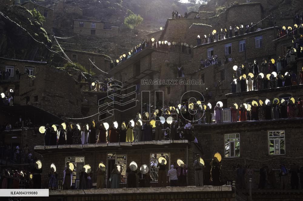 Kurdish Women Celebrate Hezar-Daf Festival - Iran