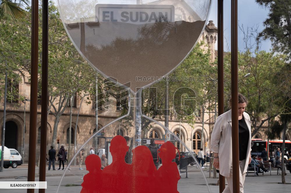 MSFs sets up an hourglass for the situation in Sudan - Barcelona