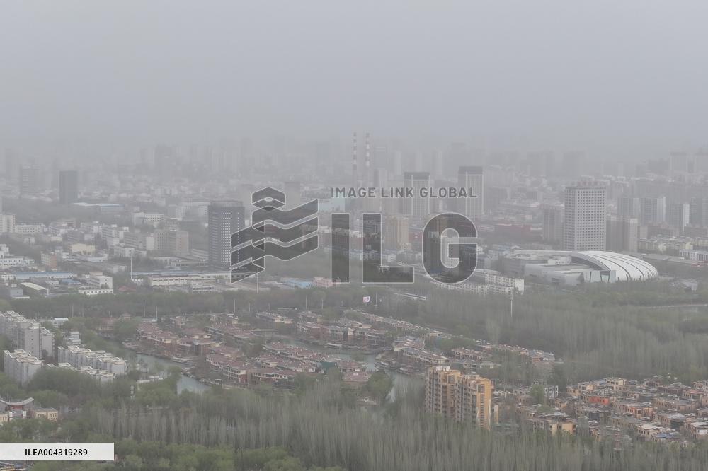 Dust Weather Hit Yinchuan