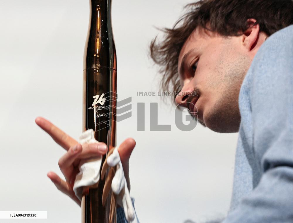 Milan Cortina 2026 Torch Presentation Press Conference - Milan