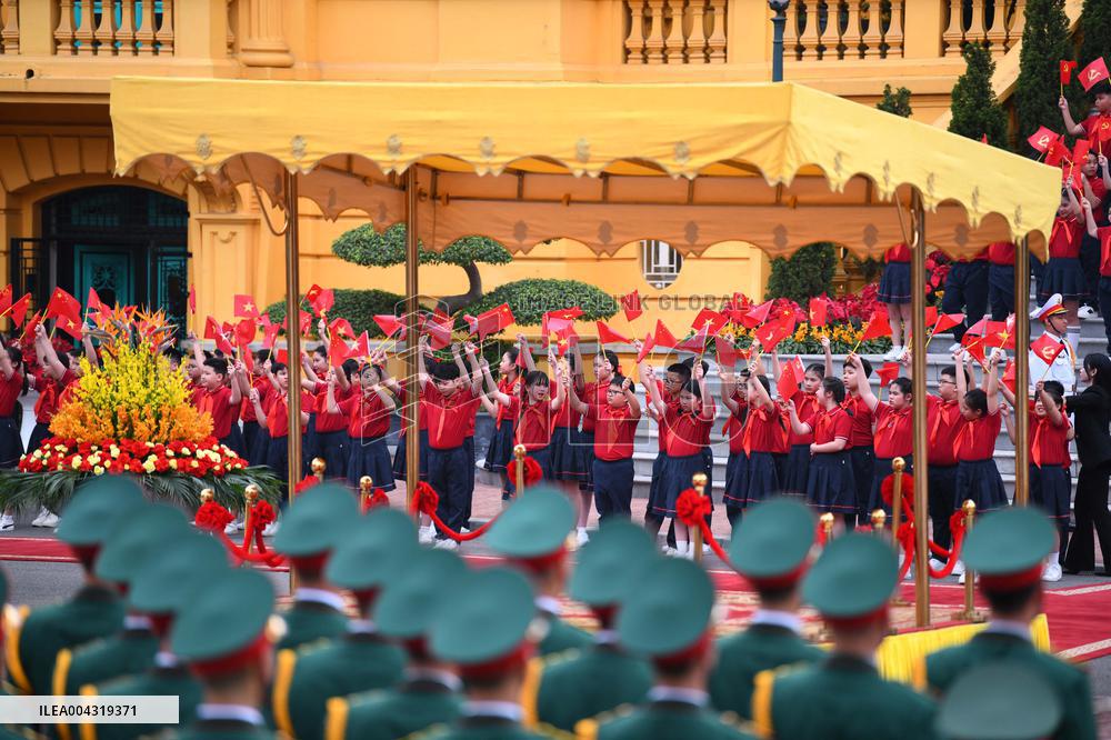 President Xi Jinping Arrives In Hanoi