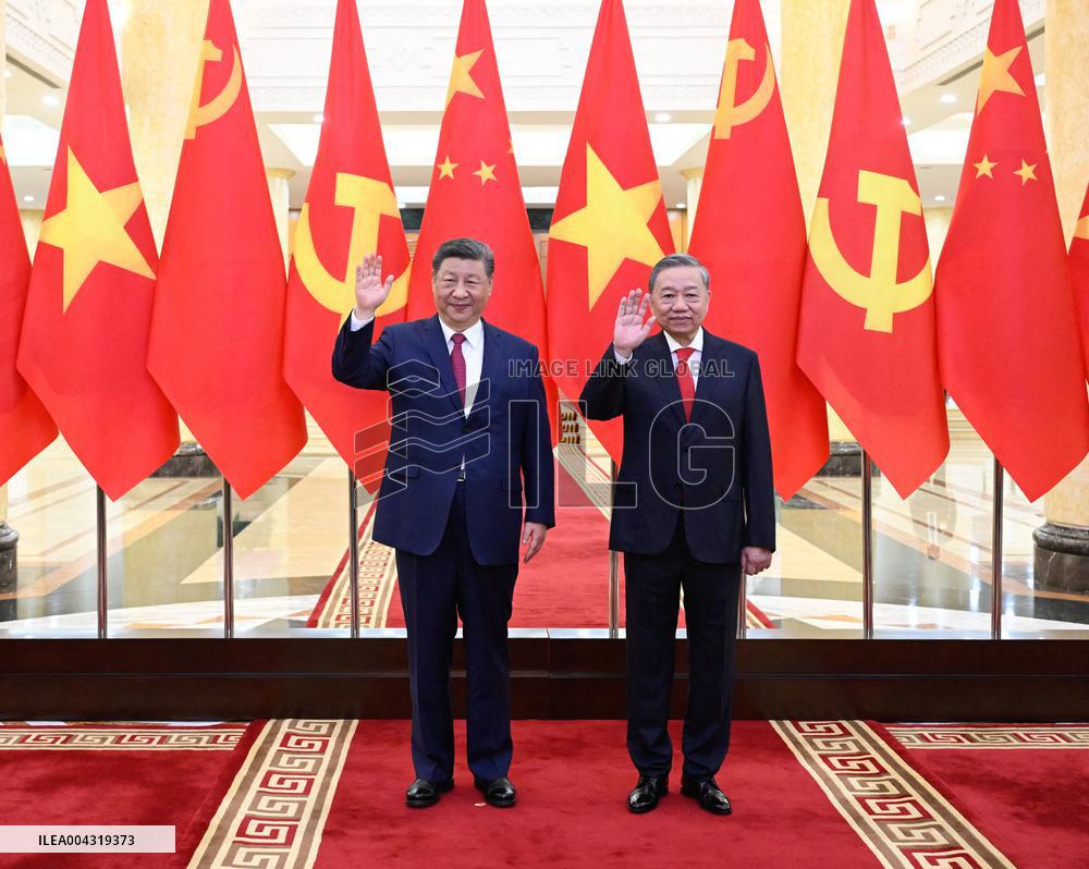 President Xi Jinping Arrives In Hanoi