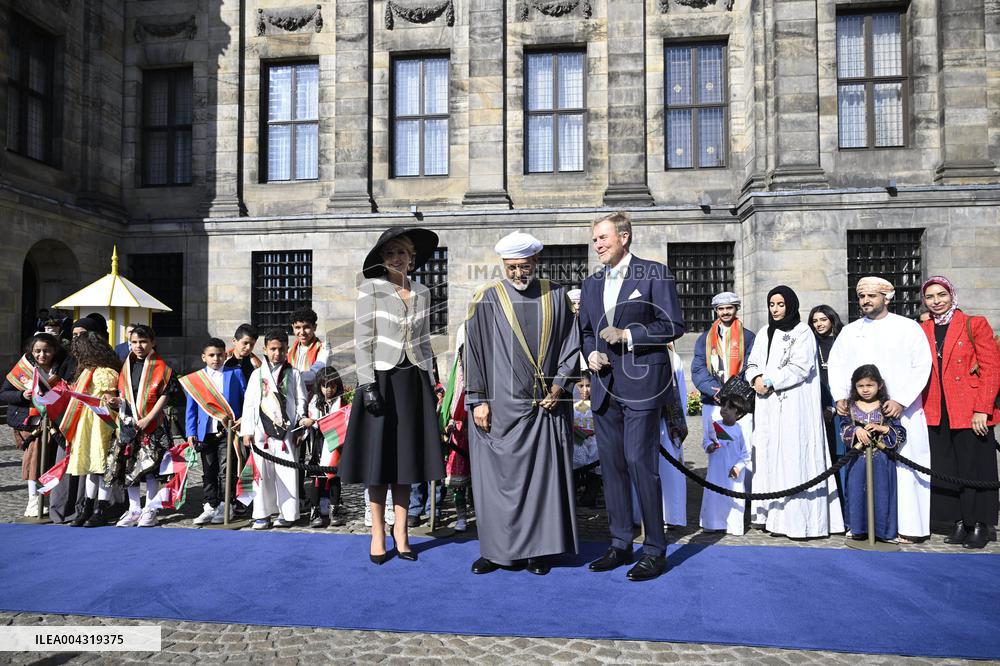 Oman State Visit - Welcome Ceremony in Amsterdam