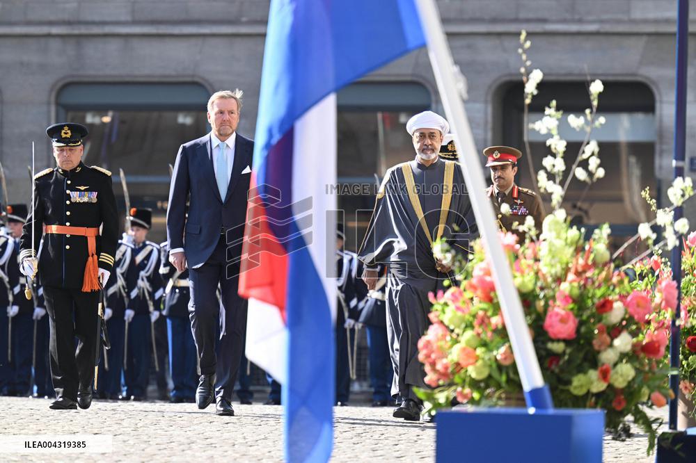 Oman State Visit - Welcome Ceremony in Amsterdam