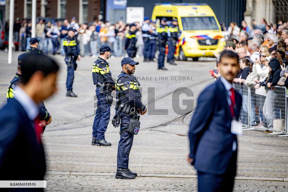 Oman State Visit - Welcome Ceremony in Amsterdam