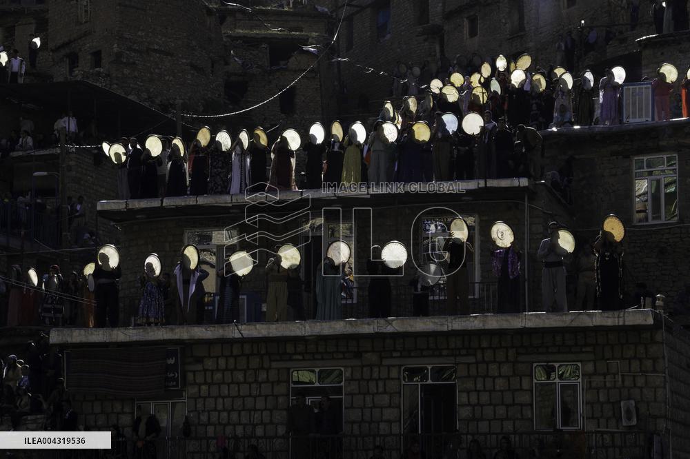 Kurdish Women Celebrate Hezar-Daf Festival - Iran
