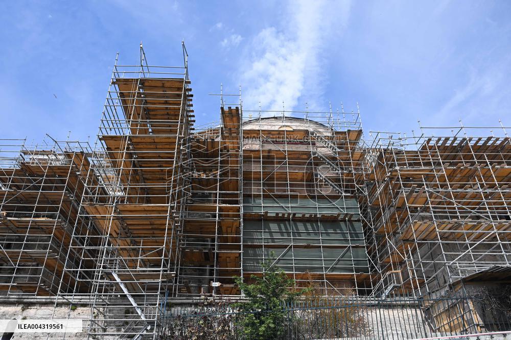 Hagia Sophia Under Restoration - Istanbul