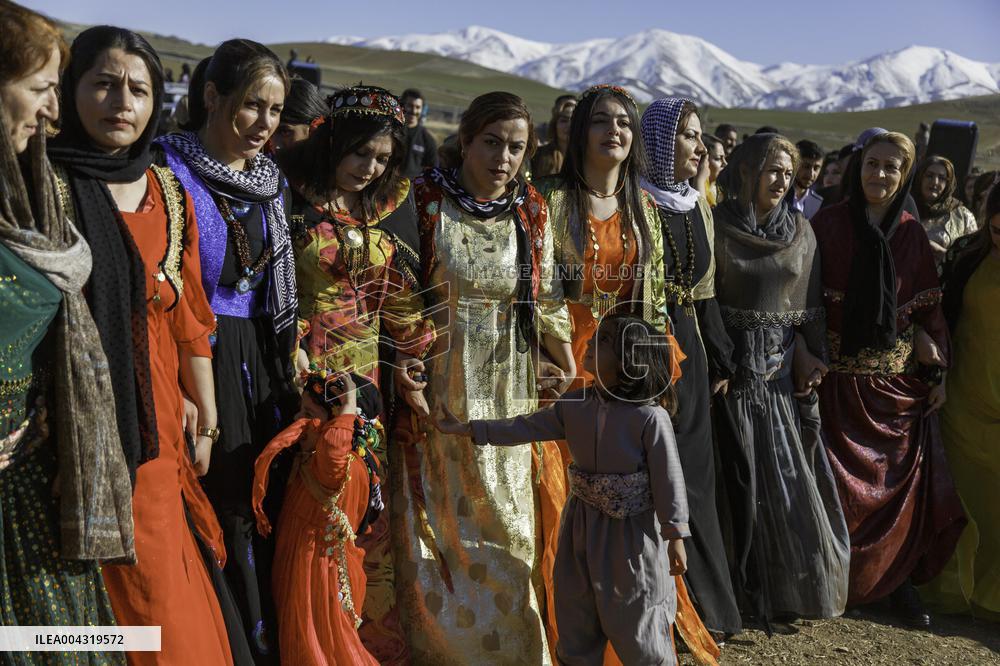 Kurds in Iran celebrate Nowruz