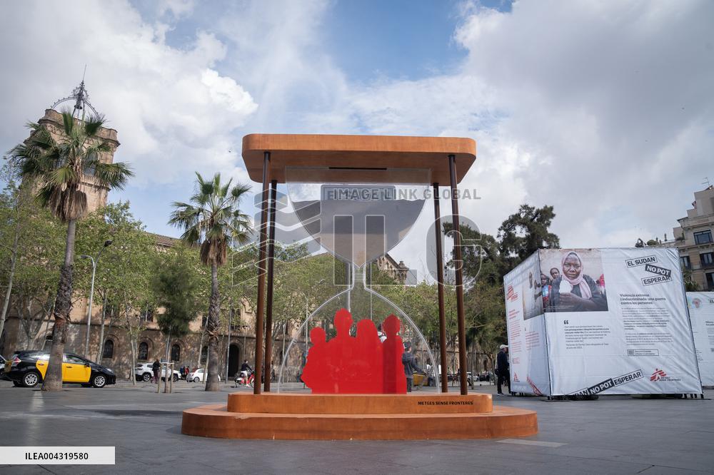 MSFs sets up an hourglass for the situation in Sudan - Barcelona