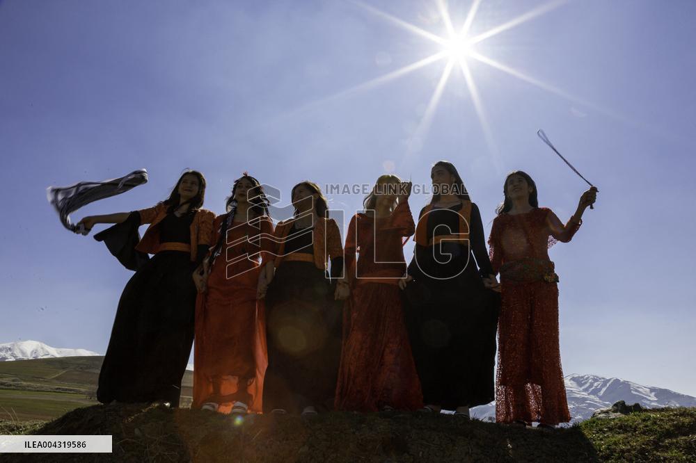 Kurds in Iran celebrate Nowruz
