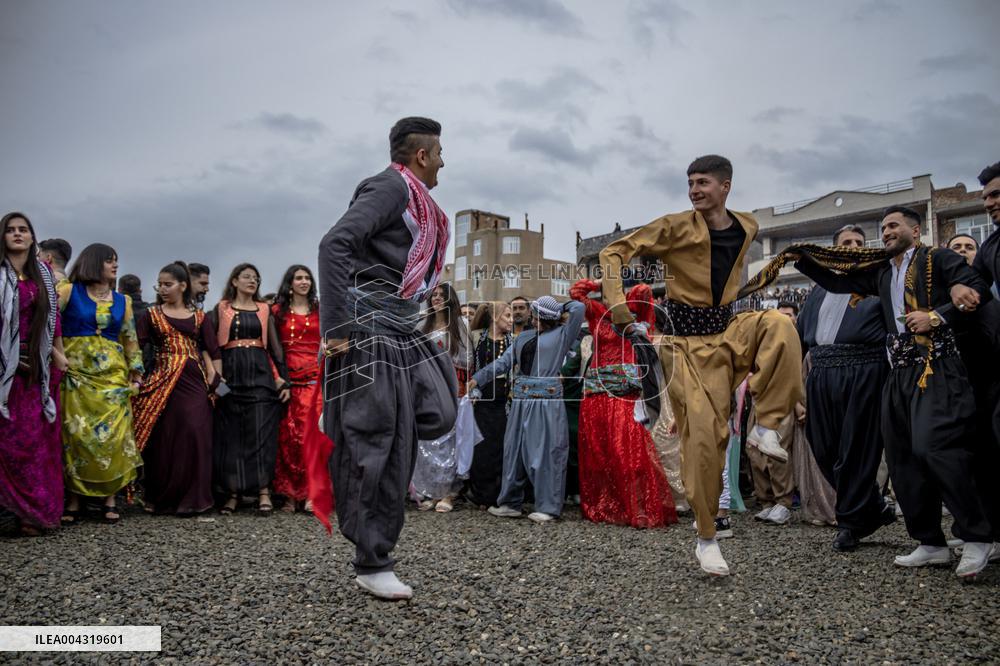 Kurds in Iran celebrate Nowruz