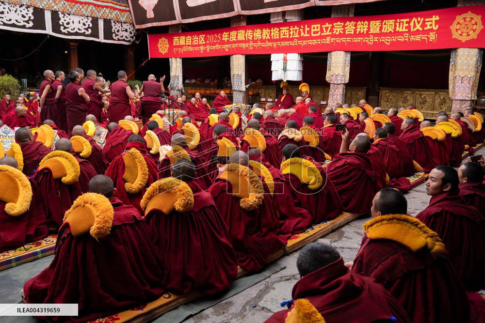 onks at the award ceremony of degree of Geshe Lharampa - Lhasa