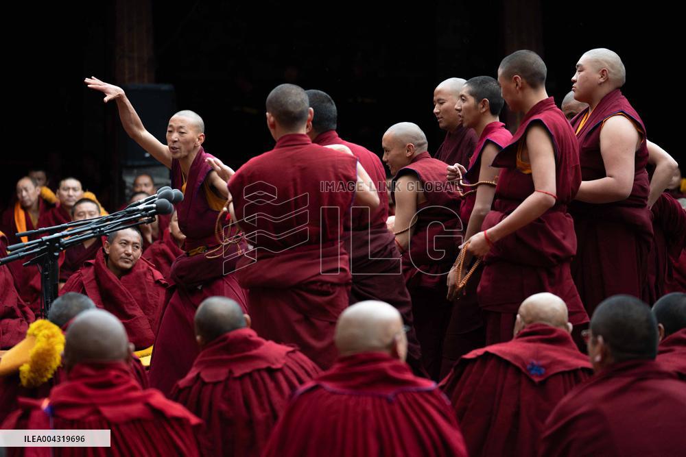 onks at the award ceremony of degree of Geshe Lharampa - Lhasa