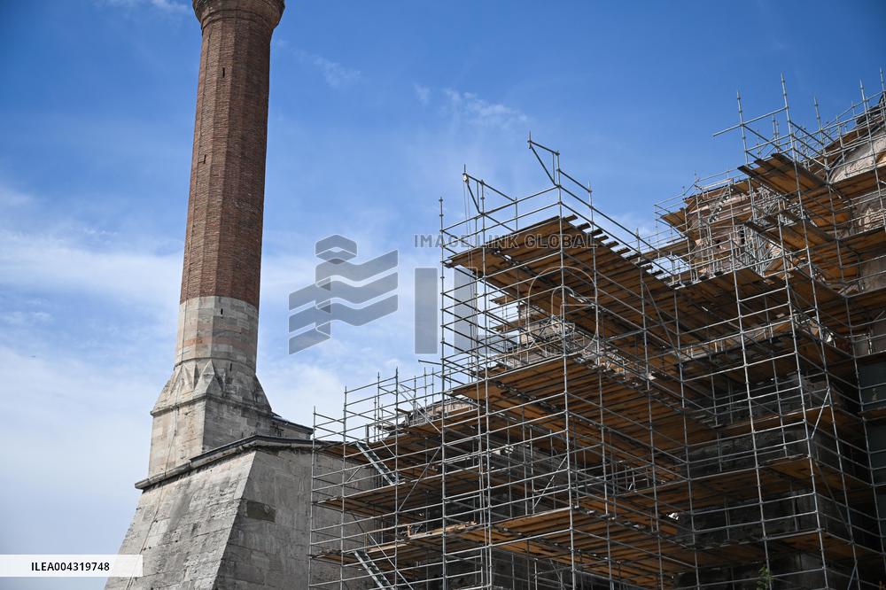 Hagia Sophia Under Restoration - Istanbul