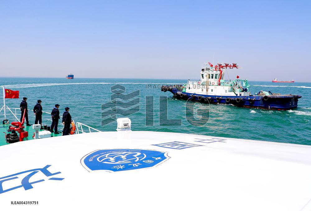 2025 Sea land Air Joint Law Enforcement Operation in Qingdao
