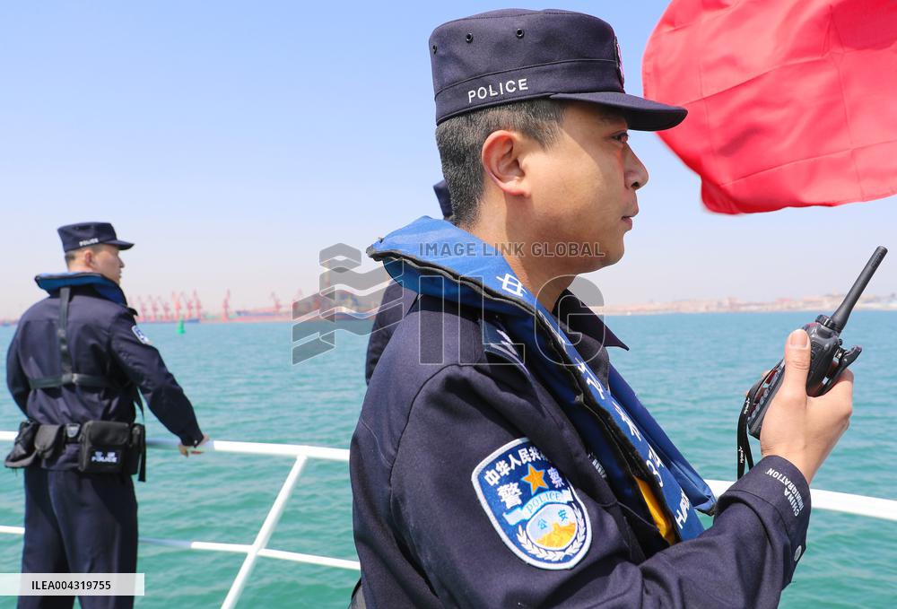 2025 Sea land Air Joint Law Enforcement Operation in Qingdao
