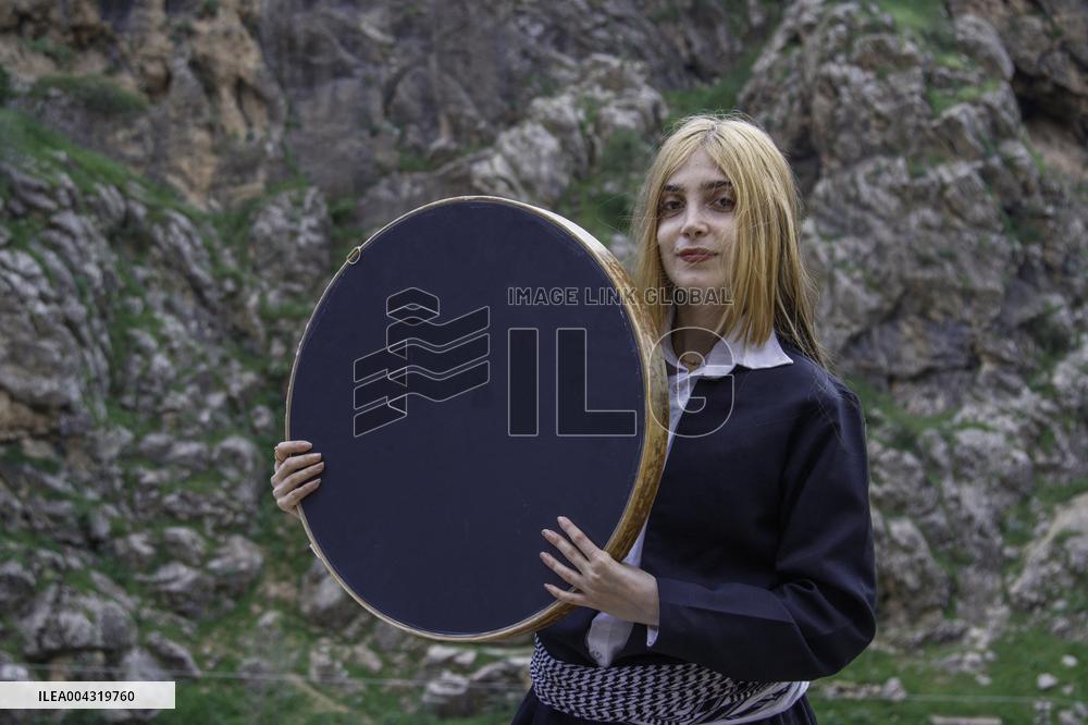 Kurdish Women Celebrate Hezar-Daf Festival - Iran