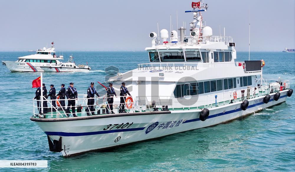 2025 Sea land Air Joint Law Enforcement Operation in Qingdao