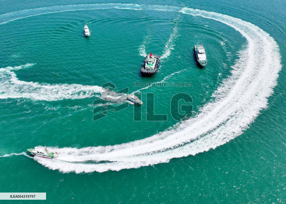 2025 Sea land Air Joint Law Enforcement Operation in Qingdao