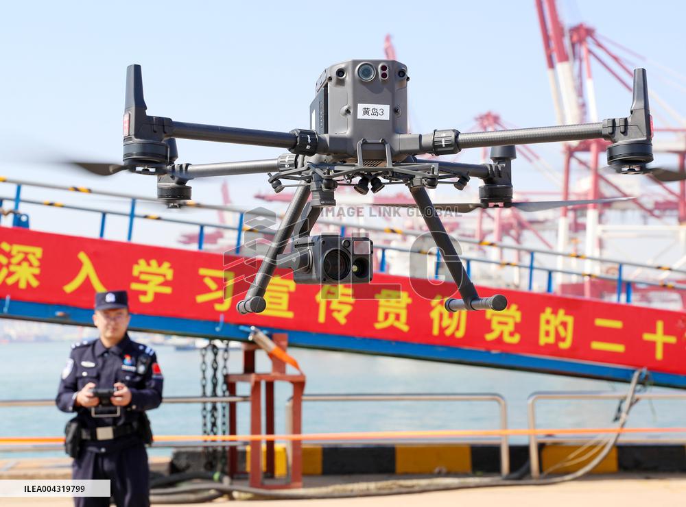 2025 Sea land Air Joint Law Enforcement Operation in Qingdao