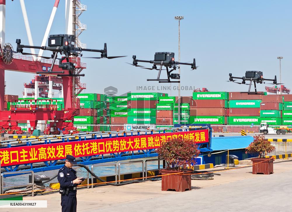 2025 Sea land Air Joint Law Enforcement Operation in Qingdao