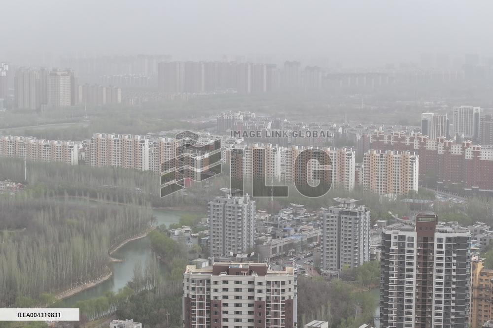 Dust Weather Hit Yinchuan