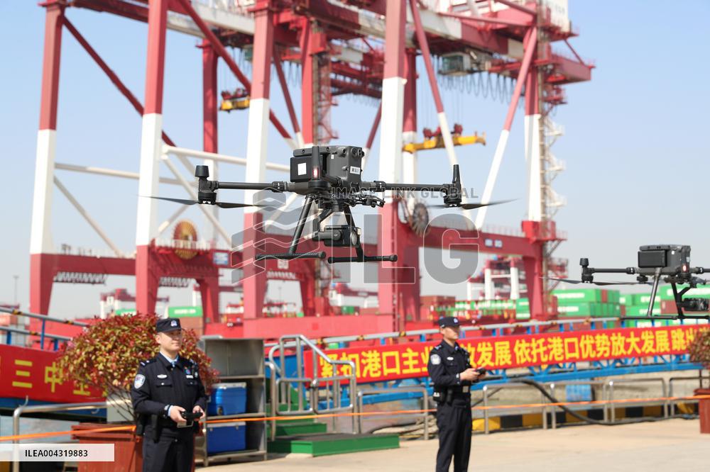 2025 Sea land Air Joint Law Enforcement Operation in Qingdao