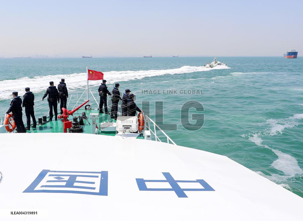 2025 Sea land Air Joint Law Enforcement Operation in Qingdao