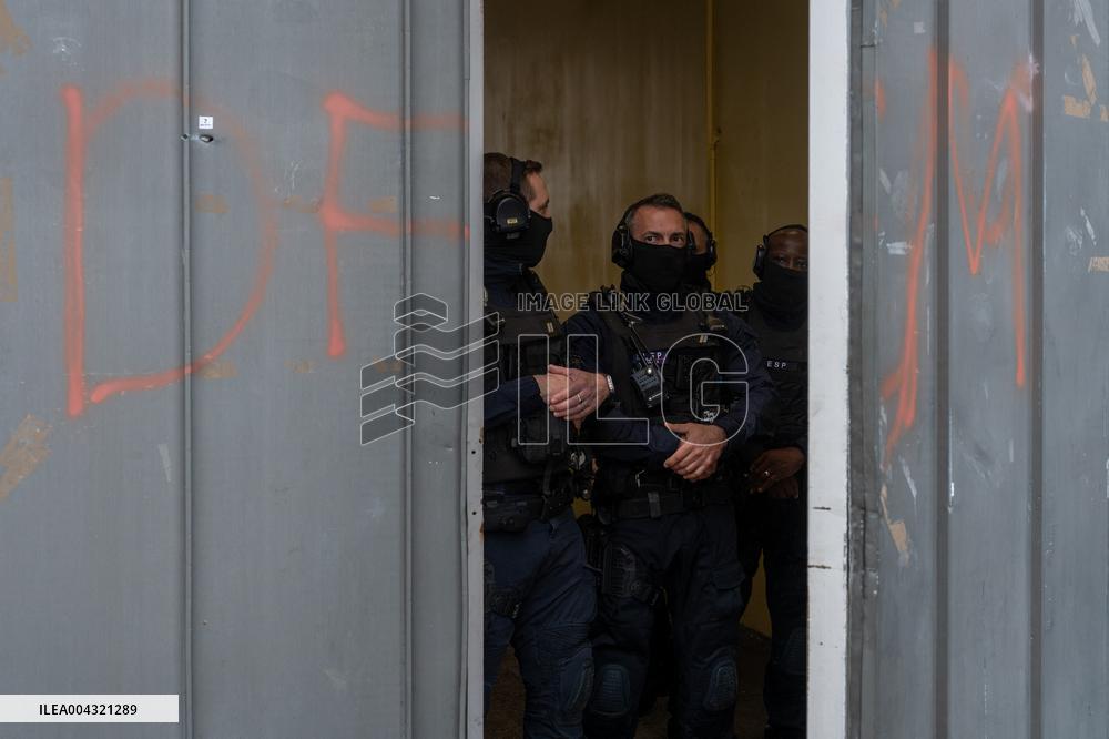 Gerald Darmanin At Toulon-La Farlede prison