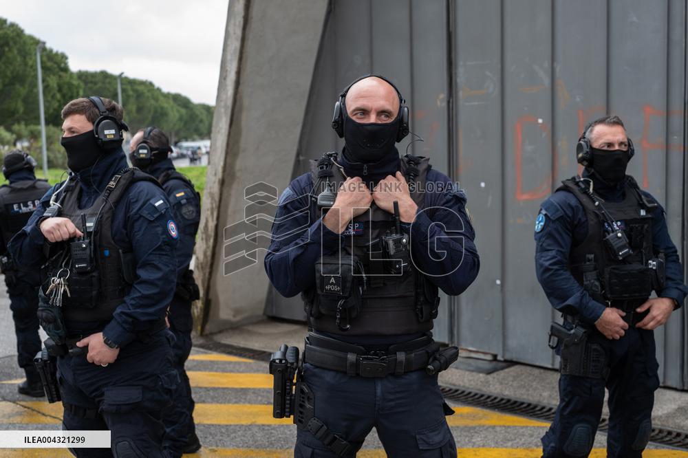 Gerald Darmanin At Toulon-La Farlede prison