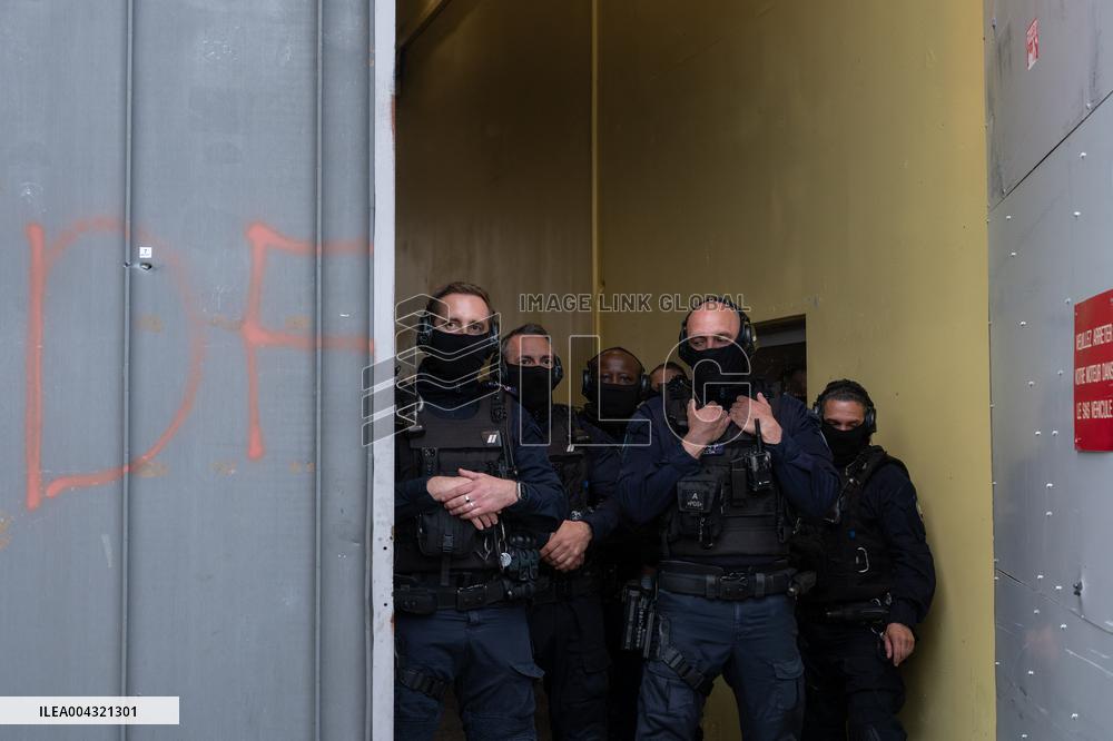 Gerald Darmanin At Toulon-La Farlede prison